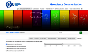 Geosci-commun-discuss.net thumbnail