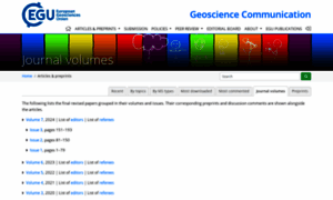 Geosci-commun.net thumbnail