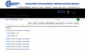 Geosci-instrum-method-data-syst.net thumbnail