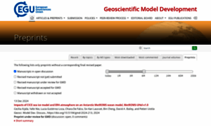 Geosci-model-dev-discuss.net thumbnail