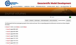 Geosci-model-dev.net thumbnail