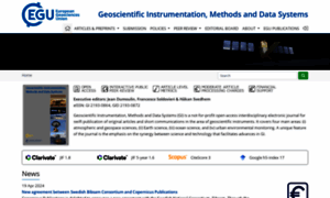 Geoscientific-instrumentation-methods-and-data-systems.net thumbnail