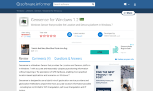 Geosense-for-windows.software.informer.com thumbnail