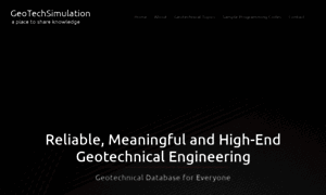 Geotechsimulation.com thumbnail