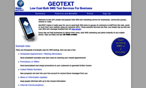 Geotext.co.uk thumbnail