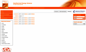Geoth-energ-sci.net thumbnail