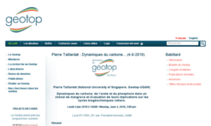 Geotop.uqam.ca thumbnail