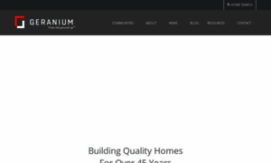 Geraniumhomes.com thumbnail