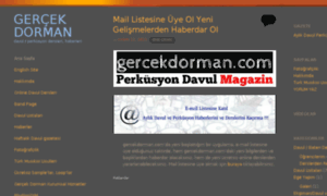 Gercekdorman.wordpress.com thumbnail