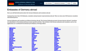 German-embassy.com thumbnail