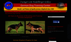 Germandogtrainingcenter.com thumbnail