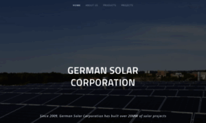 Germansolarcorp.com thumbnail