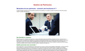 Gestiondepatrimoine.site thumbnail