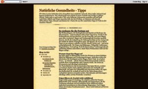 Gesundheits-tipps.blogspot.fr thumbnail