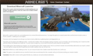 Get-minecraft.com thumbnail