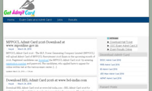 Getadmitcard.in thumbnail