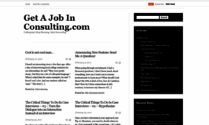 Getajobinconsulting.wordpress.com thumbnail