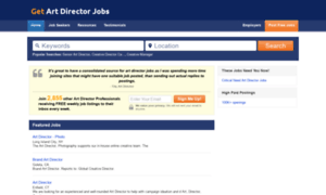 Getartdirectorjobs.com thumbnail
