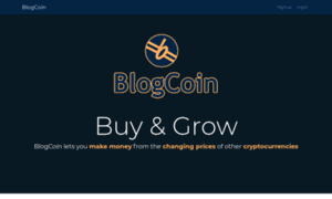 Getblogcoin.com thumbnail