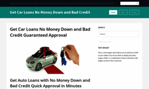 Getcarloansnomoneydownandbadcredit.wordpress.com thumbnail