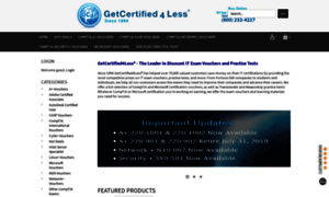 Getcertified4less.com thumbnail