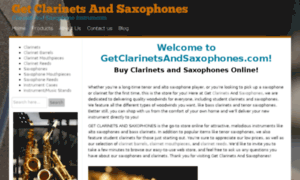 Getclarinetsandsaxophones.com thumbnail