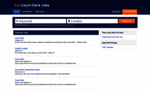 Getcourtclerkjobs.com thumbnail