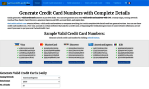 Getcreditcardinfo.com thumbnail