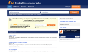 Getcriminalinvestigatorjobs.com thumbnail