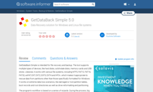 Getdataback-simple.informer.com thumbnail