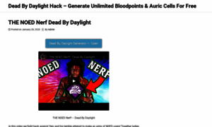 Getdeadbydaylightbloodpoints.top thumbnail