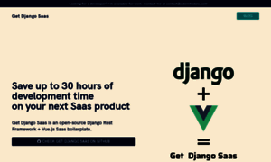 Getdjangosaas.com thumbnail