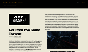 Getevenps4gametorrent.wordpress.com thumbnail