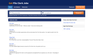 Getfileclerkjobs.com thumbnail