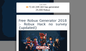 Getfreerobuxgenerator.com thumbnail