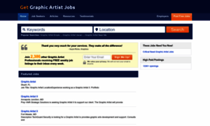 Getgraphicartistjobs.com thumbnail