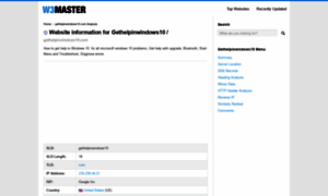 Gethelpinwindows10.com.w3master.com thumbnail