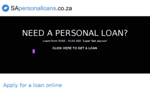 Getloansonline.co.za thumbnail