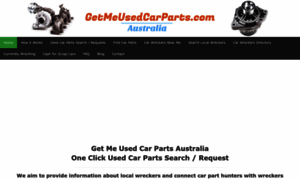 Getmeusedcarparts.com thumbnail