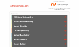 Getnaturalmuscle.com thumbnail