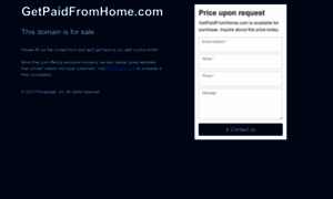 Getpaidfromhome.com thumbnail