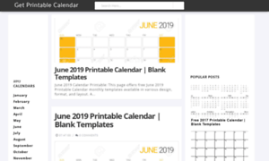 Getprintablecalendar.com thumbnail