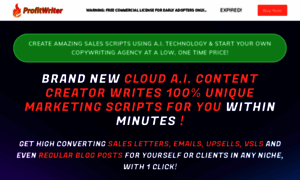 Getprofitwriter.com thumbnail