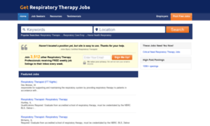Getrespiratorytherapyjobs.com thumbnail