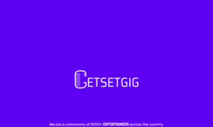Getsetgig.com thumbnail