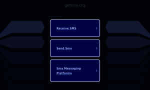 Getsms.org thumbnail