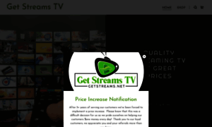 Getstreams.net thumbnail