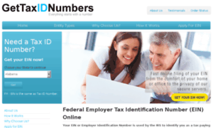 Gettaxidnumbers.com thumbnail