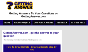 Gettinganswer.com thumbnail