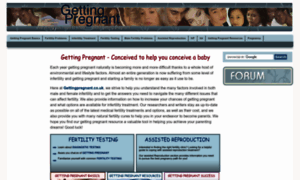 Gettingpregnant.co.uk thumbnail